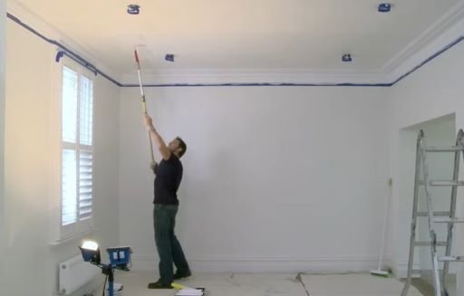 bedroom repaint including ceiling in minneapolis