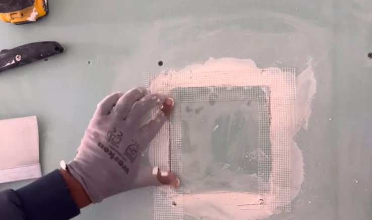 how to fix a drywall hole the right way