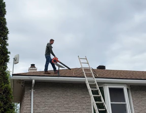 recent minneapolis gutter cleaning in northeast minneapolis